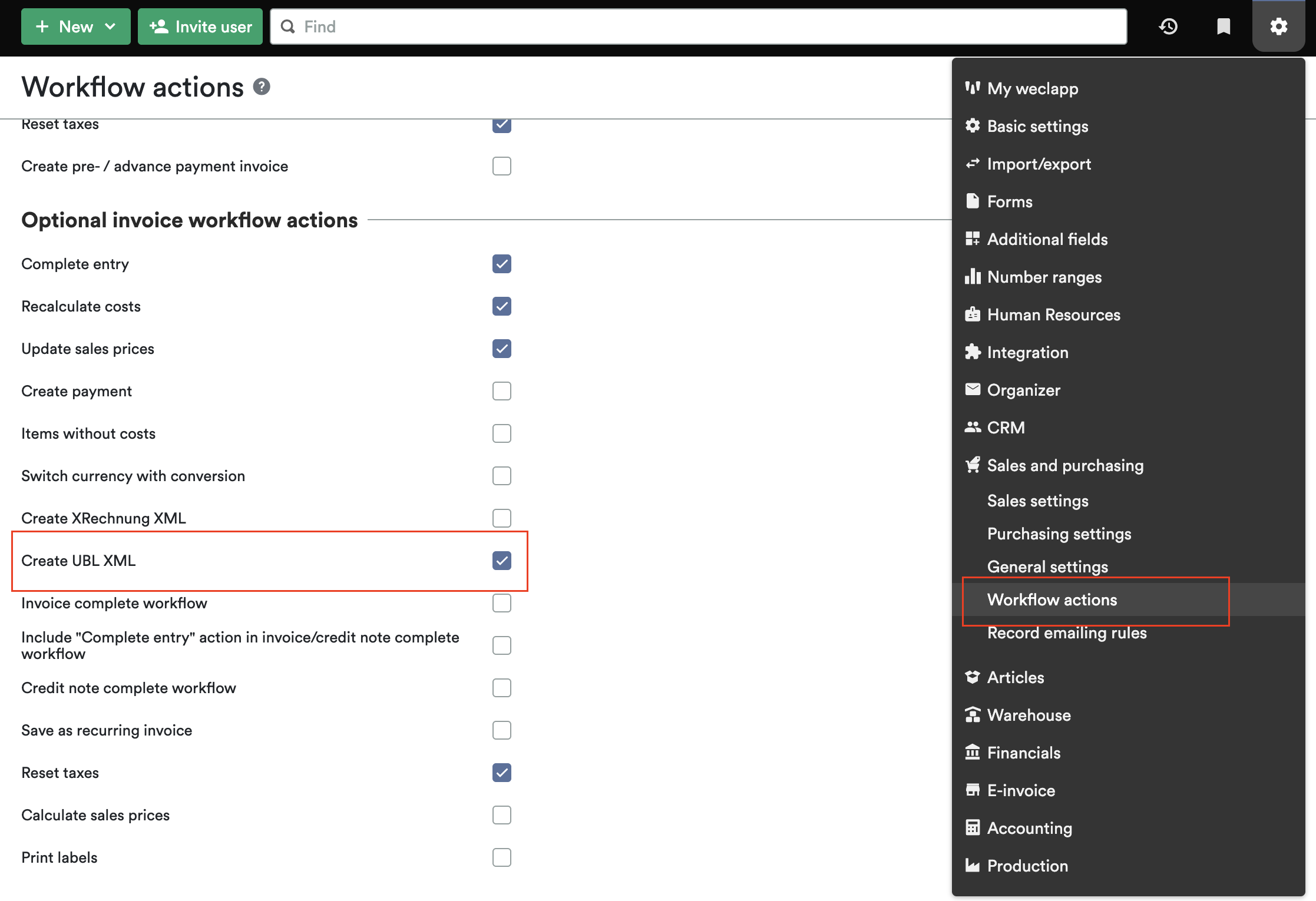 Workflow Actions