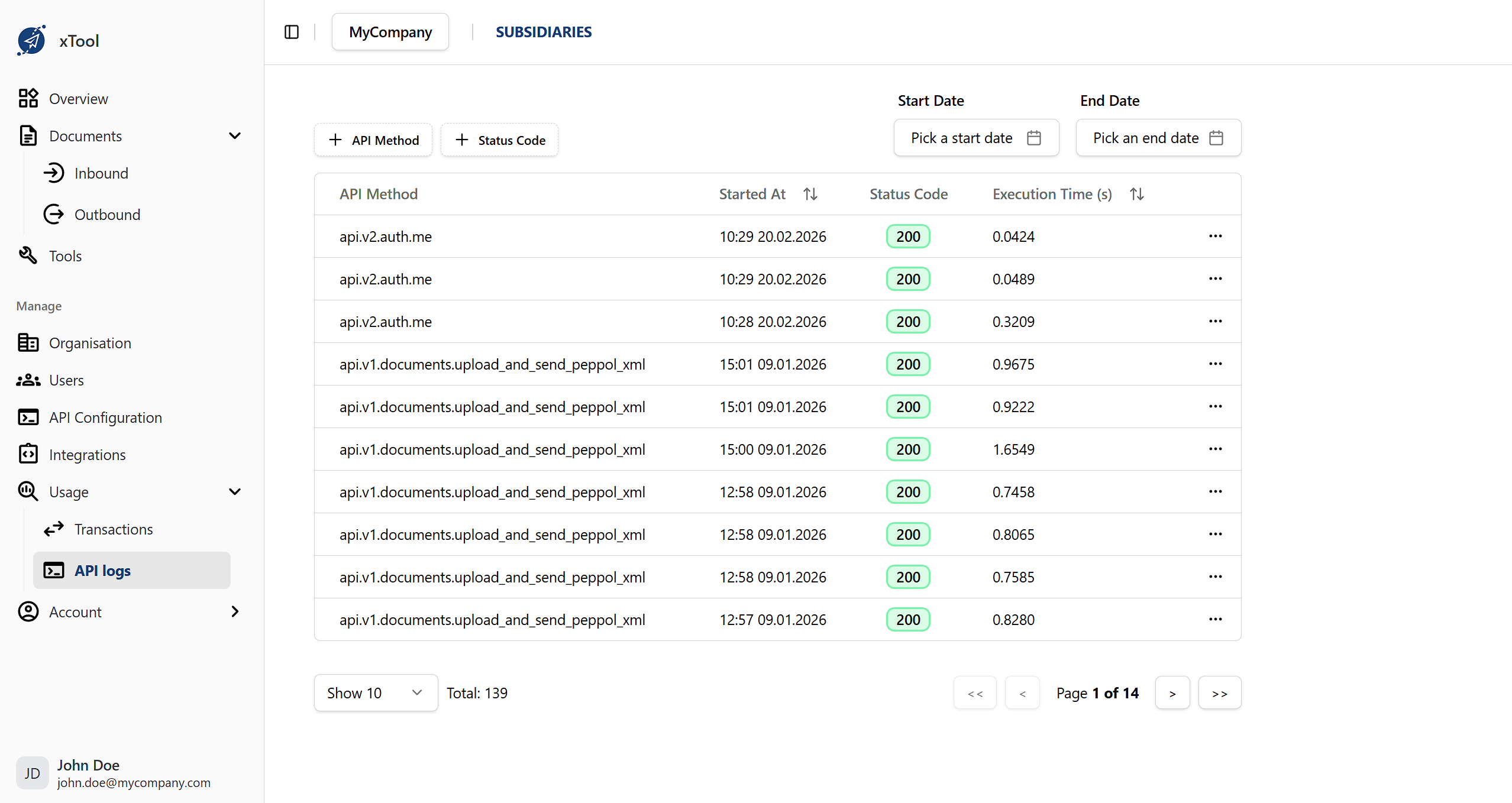 API-Logs